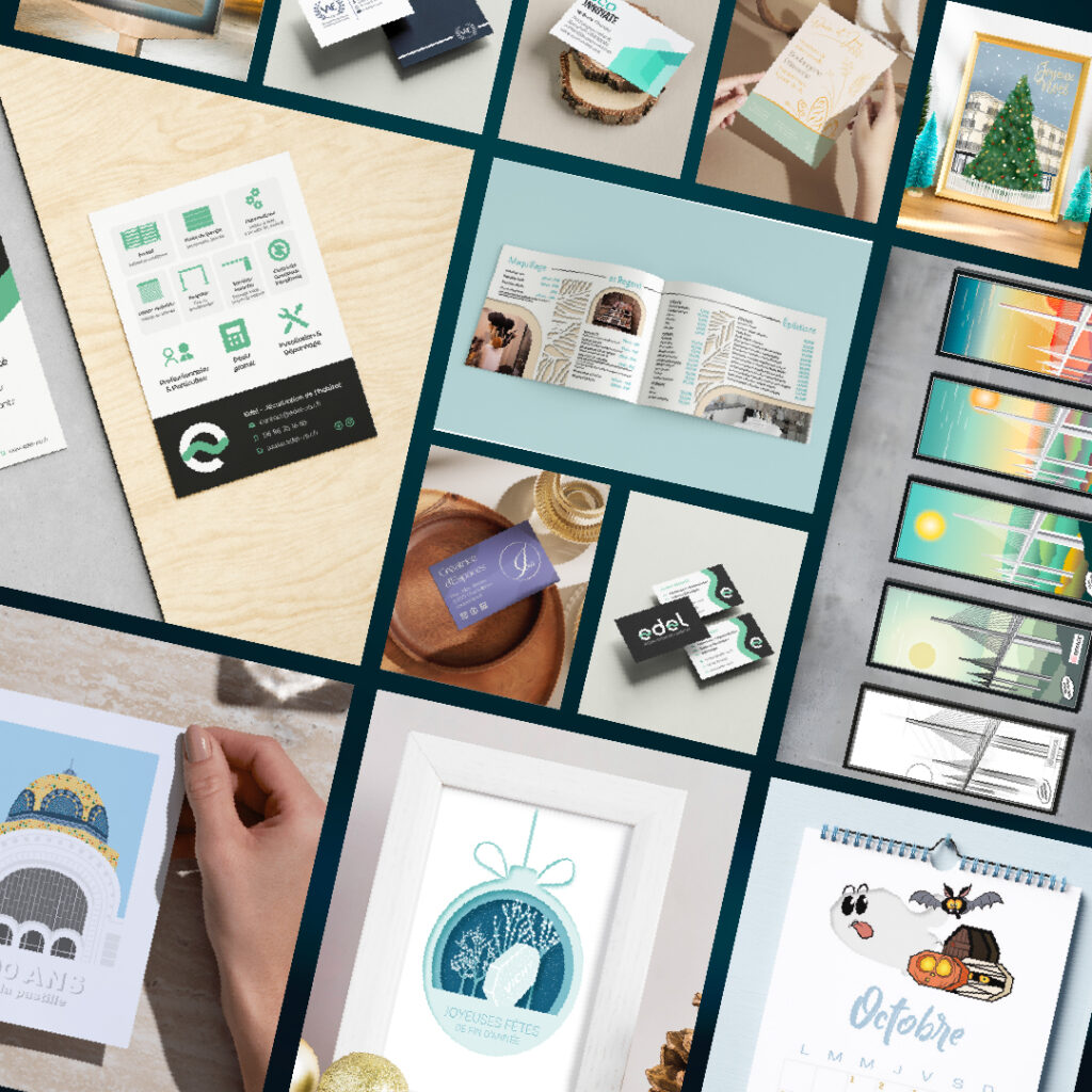 Illustration de support de communication print de Graphiste à Clermont-Ferrand.