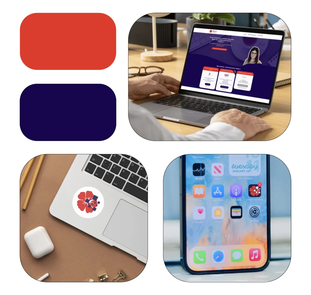 Création d'un design graphique pour la société L'echo Solutions.