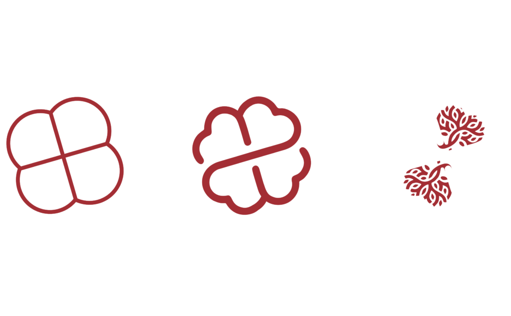 Création d'une identité visuelle à Vichy : Explication de la version 3 du logo autour du trèfle et du coeur.