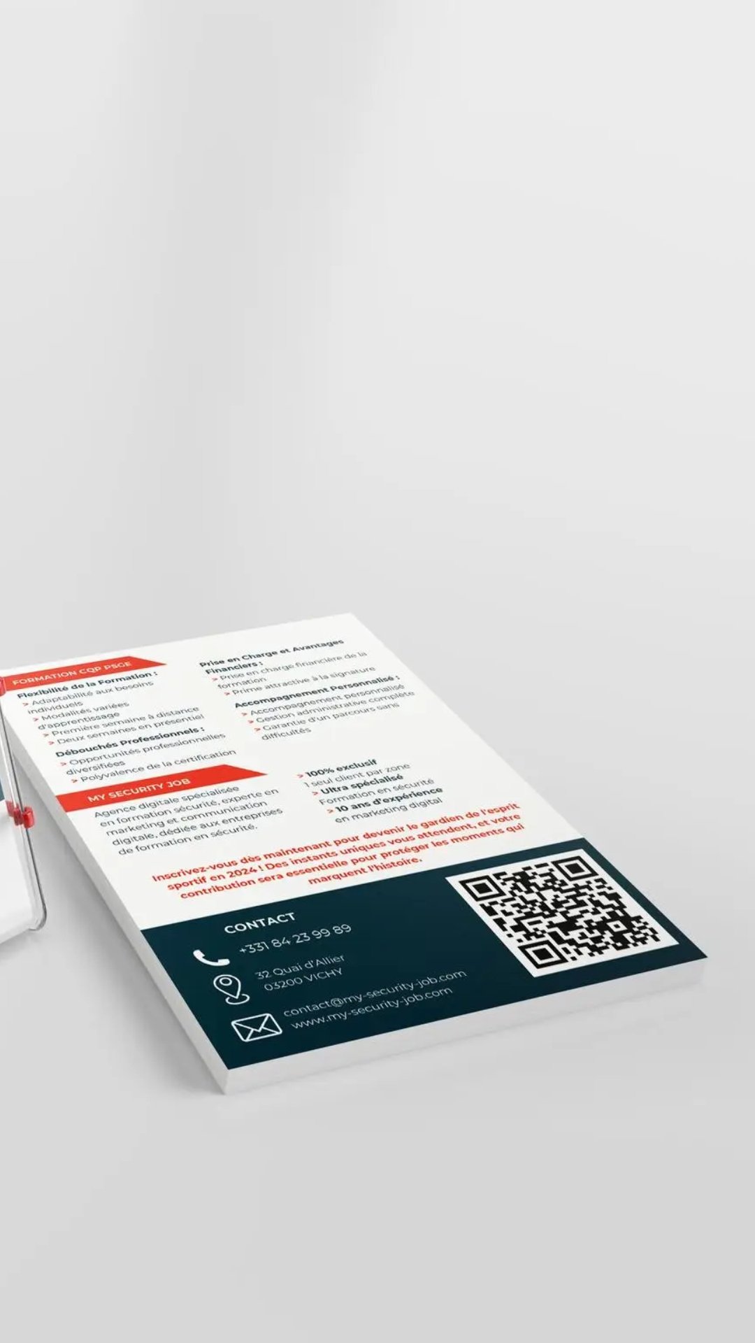 Flyer pour My Security Job