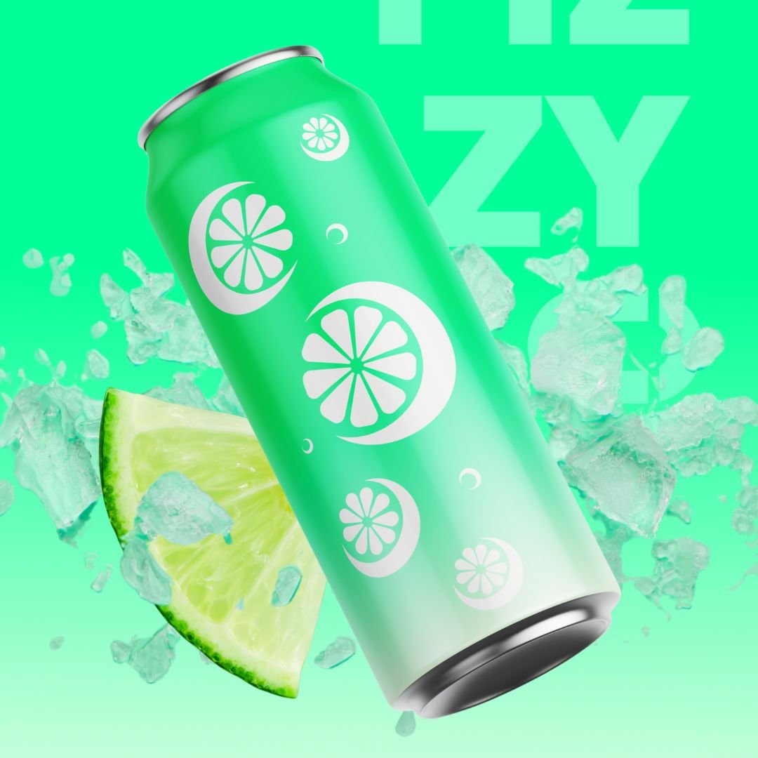 Design cannette citron vert de la marque Oh Belly.