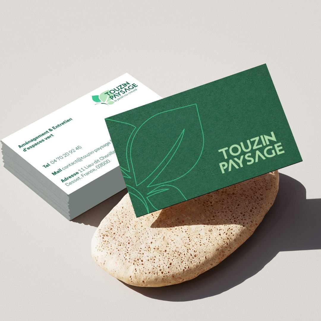 Carte de visite Touzin Paysage