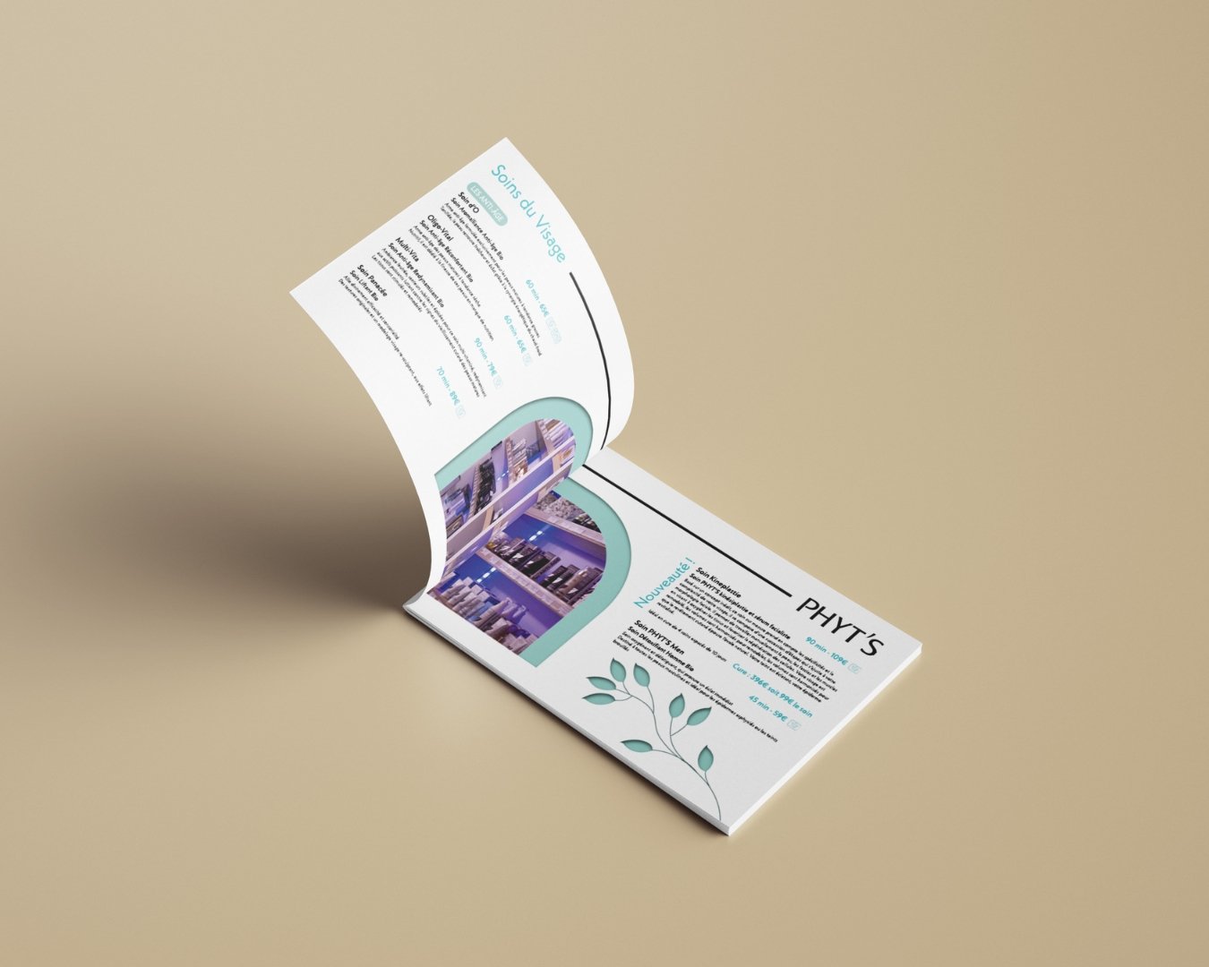 Brochure des prestations du centre de bien-être San'sOriel. Soins PHYT'S.