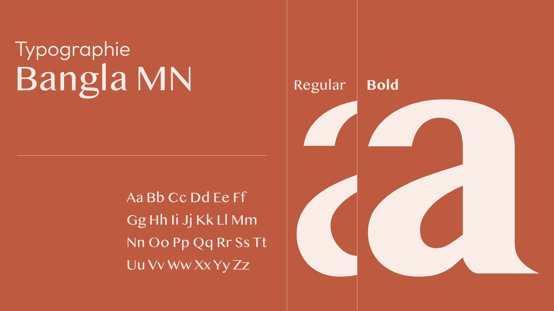 Logo et identité visuelle : Page typographie de la charte graphique du domaine de la Saigne